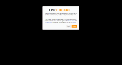 Desktop Screenshot of livehookup.com
